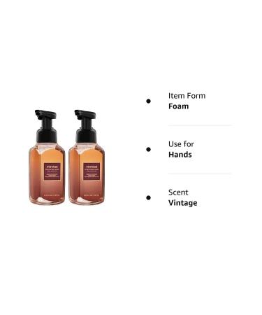 Bath & Body Works Vintage Gentle Foaming Hand Soap 2-Pack - 8.75 oz (Vintage) - Buy Online on SooperMarket.com