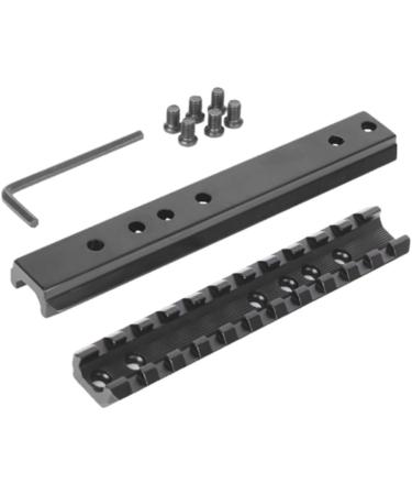 Houson 120mm Aluminum M-LOK Picatinny Rail Adapter - 11-Slot Weaver Mount Base for Airsoft - Buy Online on SooperMarket.com