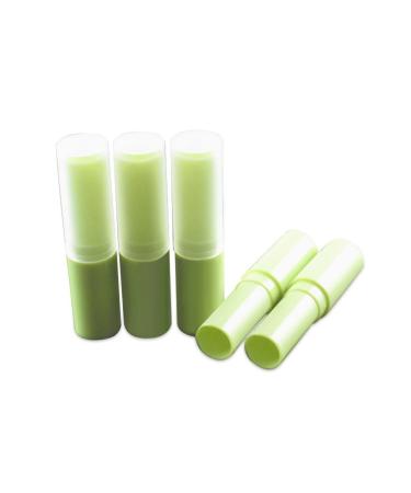 4ml Round Plastic Empty Lipstick Tubes Containers DIY Lip Balm Container with Caps 10pcs
