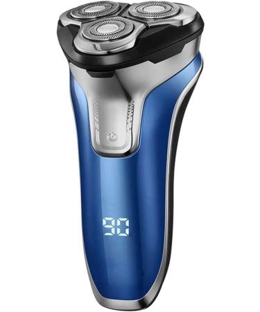 Electric Razor Rechargeable Electric Shaver 100% Waterproof Wet & Dry Rotary Shavers for Men Electric Shaving Razors with Pop-up Trimmer LED Display