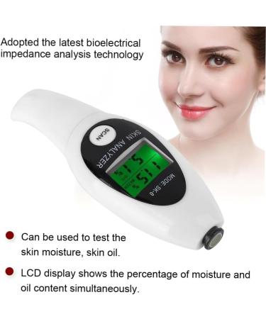 LCD Digital Skincare Analyzer - Facial Water Oil Tester - White Skin Sensor Analyzer for Face-size1 - Buy Online on SooperMarket.com
