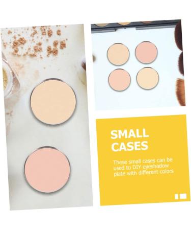 MAGICLULU 250 Pcs Eye Shadow Disk Paint Mixing Makeup Supplies Stainless Steel Miss Tinplate Cosmetics - Buy Online on SooperMarket.com