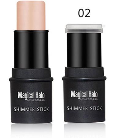 FILFEEL Highlighter Stick Highlight Powder Shade Contour Makeup Foundation Stick(2) - Buy Online on SooperMarket.com
