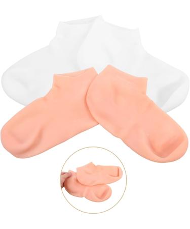 OSALADI 2 Pairs Exfoliating Moisturizing Socks Dry Cracked Feet Socks Cracked Heel Socks Lotion Socks Moisture Enhancing Socks Foot Lotion Reusable Socks Sebs Socks Care Women's - Buy Online on SooperMarket.com