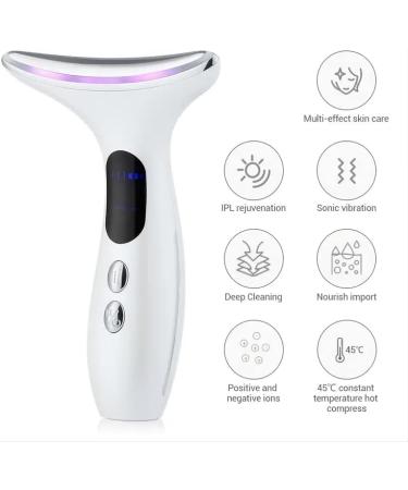 4-in-1 Anti Wrinkles Face Neck Massager | Vibration Facial Device for Skin Care | Smoothing Wrinkles & Tightening Skin - Buy Online on SooperMarket.com