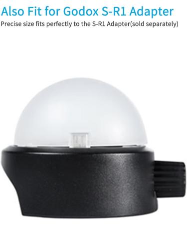 Godox AK-R11 Diffuser Dome for V1 Round Head Flash - Compatible with AD100Pro / H200R - Buy Online on SooperMarket.com