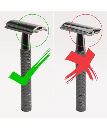 Meiyan Durable Stainless Steel Safety Razors - Replaceable & Reusable Double-Sided Blades for Smooth Shaving | International Shipping Available - Buy Online on SooperMarket.com