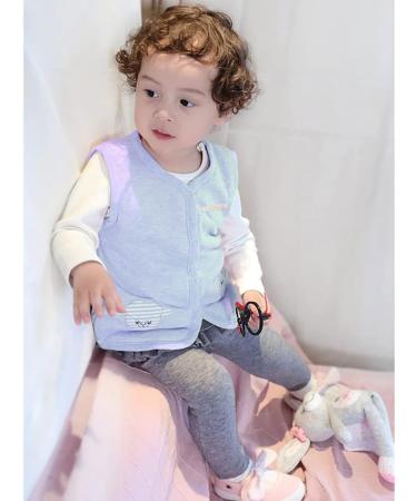 XYIYI Baby Warm Cotton Vest - Unisex Infant Toddler Padded Waistcoat (Blue, 6-9 Months) - Buy Online on SooperMarket.com