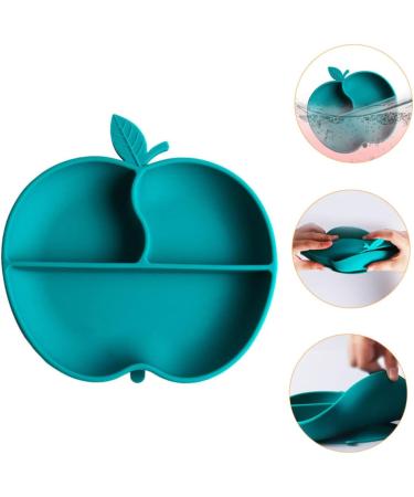 TOYANDONA Silicone Dinner Grid Tableware for Kids - Reusable Anti-fall Training Plate with Suction for Mess-free Eating - Buy Online on SooperMarket.com