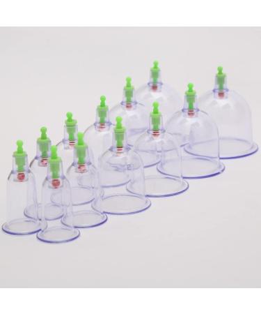 Cupping Set Extra-Thick Cupping Cup Chinese Acupoint Therapy Set Health Care for Home 1 Set - Buy Online on SooperMarket.com