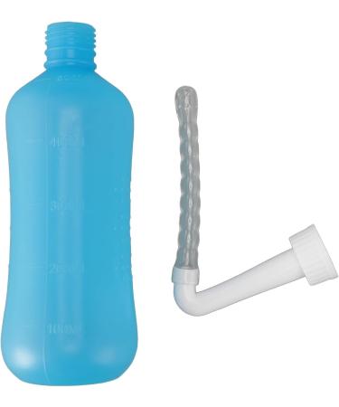Nasal Rinsing Cleaner Efficient Easy Large Capacity Comfortable Sinus Rinsing Bottle for Sea Water (500ML Blue) - Buy Online on SooperMarket.com
