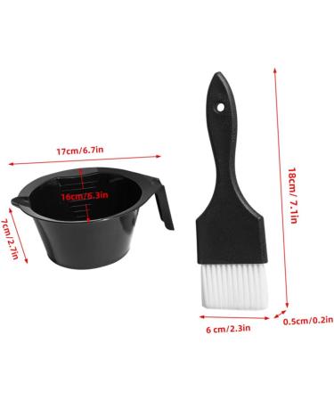 Angoily 1 Set Comb Brush Hair Nylon Bowl Set - Buy Online on SooperMarket.com