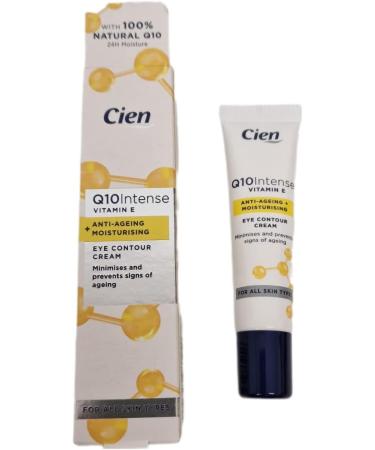 Cien Q10 Intense Vitamin E Anti-Ageing Moisturising Eye Contour Cream 15ml Reduce Wrinkles and Revitalize Your Eyes - Buy Online on SooperMarket.com