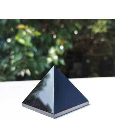 40mm Black Obsidian Pyramid Crystal Stone - Stones - Chakra Reiki Balancing - Buy Online on SooperMarket.com