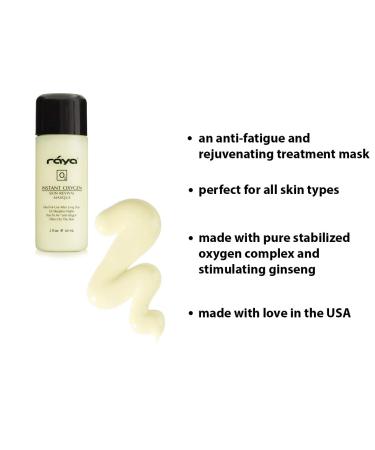 Raya Instant Oxygen Skin Revival Masque (115) - Anti-Fatigue Facial Treatment Mask for Glowing Complexion - Buy Online on SooperMarket.com