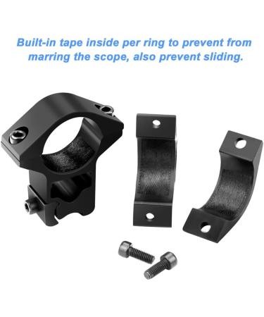Modkin 11mm Dovetail Scope Mounts - 1'' High Profile for Airguns & .22 Rifles (Set of 2) - Buy Online on SooperMarket.com
