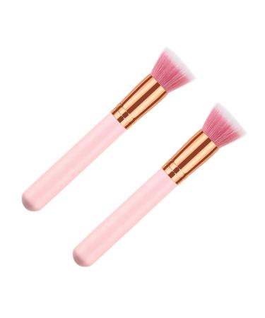 BELLIFFY 2pcs Professional Makeup Brush Makeup Application Highlighter Brush Fine Bristles Blush Brush