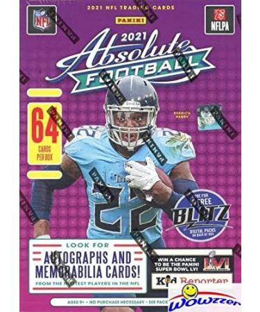 2021 Panini Absolute Football Retail Box - Exclusive Green Parallels, Rookies, Autos & Kabooms including Mac Jones, Trevor Lawrence & More - Buy Online on SooperMarket.com