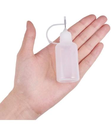 Onwon 10-Piece Precision Needle Tip Glue Bottle Applicator - 1oz/30ml Empty Squeeze Bottles for DIY Crafts - Buy Online on SooperMarket.com