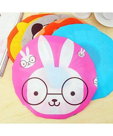Japanese Waterproof Cartoon Shower Cap Set - 5 PCS | WOIWO - Buy Online on SooperMarket.com