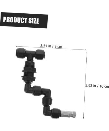 BCOATH Mister Nozzles 3pcs Garden Spray Head Universal Spray Nozzle Tank Watering Tool Moss Misting Sprayer Head 10X9X2CMx3pcs Blackx3pcs - Buy Online on SooperMarket.com