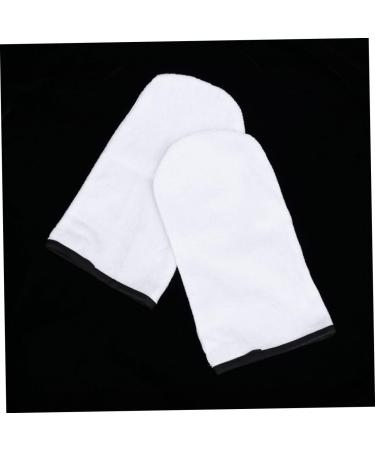 minkissy 4 Pairs Paraffin Wax Mit Heated Glives Manicure Gloves Heated Booties for Gloves for Hot Wax Moisturizing Hand Hot Wax Bags Drill Vise Work Comfortable White Bath Mat - Buy Online on SooperMarket.com
