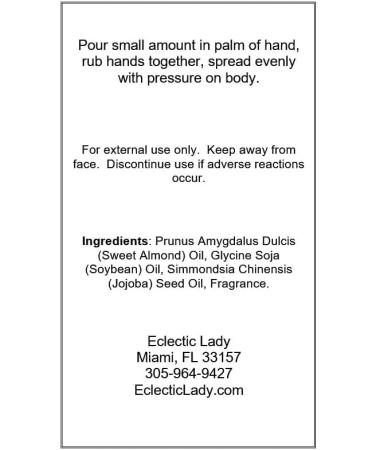 Orange Cranberry Massage Oil 8 oz - Sweet Almond & Jojoba Oil | Preservative Free Aromatherapy Relaxation - Buy Online on SooperMarket.com
