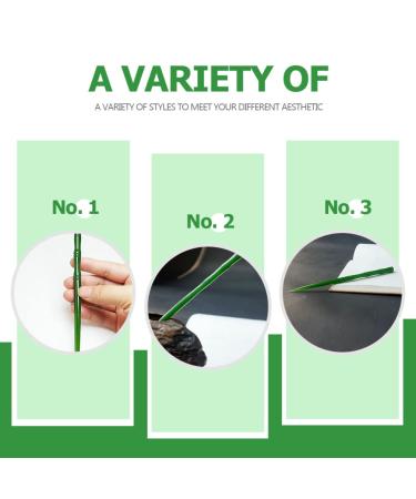 KALLORY Jade Hair Sticks - Vintage Chinese Hair Chopstick for Bun Hairstyles | Decorative Hairpin Holder for Women and Girls - Buy Online on SooperMarket.com