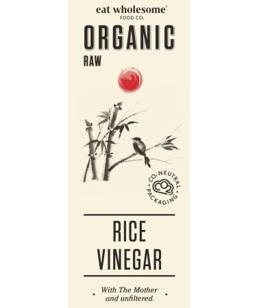 Organic Raw Rice Vinegar with The Mother 500ml - Unfiltered & Wholesome - Buy Online on SooperMarket.com