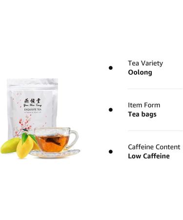 Yan Hou Tang Mango Oolong Tea Bags Flesh Full Loose Leaf Spice Mix Fruit Flower Natural Delicious Tea Drink 50 Teabags Mango Black Tea - Buy Online on SooperMarket.com