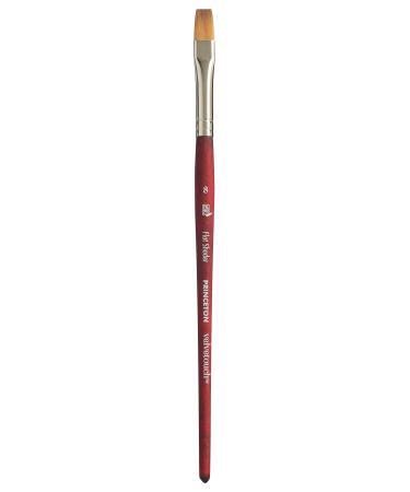 Princeton Velvetouch  Series 3950  Paint Brush for Acrylic  Oil and Watercolor  Flat Shader  8