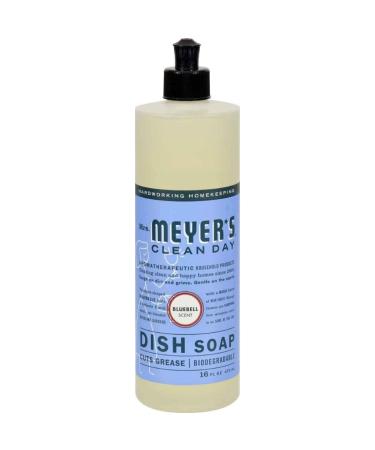 Mrs. Meyer'S Liquid Dish Soap Concentrated Bluebell Scent 16 Oz