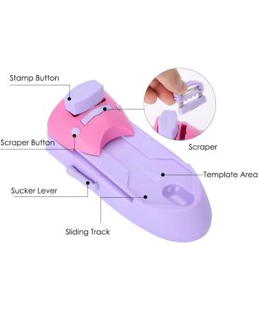 Nail Art Stamping Professional Nail Art DIY Pattern Portable Printing Machine Stamper Nail Printer Manicure Tools - Buy Online on SooperMarket.com