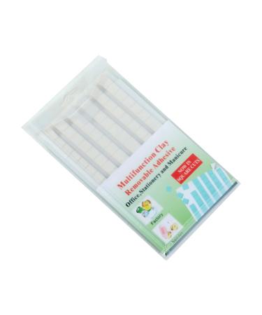 Nail Tips Display Stand Adhesive Tacky Putty Sticky Mounting Putty for Wall Reusable & Removable Nail Holder Putty Adhesive Poster Putty Sticky Multipurpose Mounting Putty White