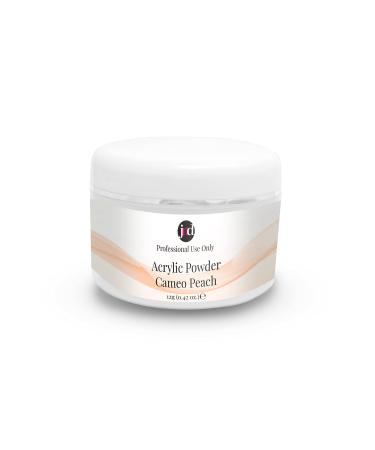 JND Acrylic Powder Professional Salon Quality Acrylic Nails Extension Nail Art (12 g Cameo Peach) 12 g (Pack of 1) Cameo Peach