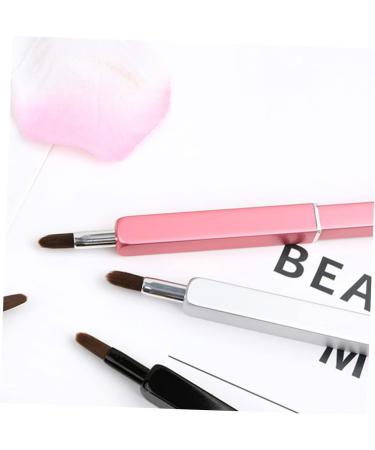 minkissy Makeup Tool Kit Lip Gloss Lipstick Brush Makeup Lip Brush Makeup Brush Tool Cosmetics Lip Brush Lipstick Applicator Lip Brush Applicator Portable Travel Lipstick Stick 9.3*1cm Pink - Buy Online on SooperMarket.com