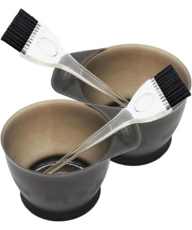Professional Salon Hair Coloring Dyeing Kit Hair Dye Kit Hair Coloring Kit Hair Dye Color Brush and Bowl Set Dye Brush Mixing Bowl for Hair Tint Dying Coloring Applicator Grey Gray - Buy Online on SooperMarket.com