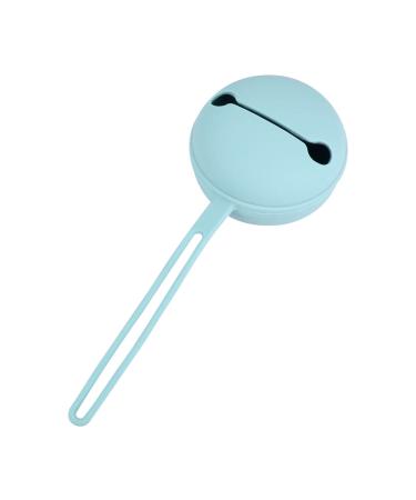 Baby Dummy Case Pacifier Case Travel Soother Box Transparent Soother Pod Pacifier Holder Box for Kids (Small Blue-L) Small Blue-L