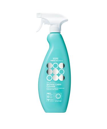 YOPE Probiotic Shower cabin cleaning liquid | Removes soap scum limescale | 99% Natural Ingredients| Safe | PROBIOTIC 500ml