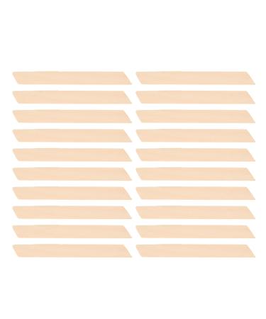 Wooden Wax Spatula 20pcs Square Shape Wooden Wax Sticks Wax Spatula Applicator Hair Removal Tool Wooden Wax Sticks