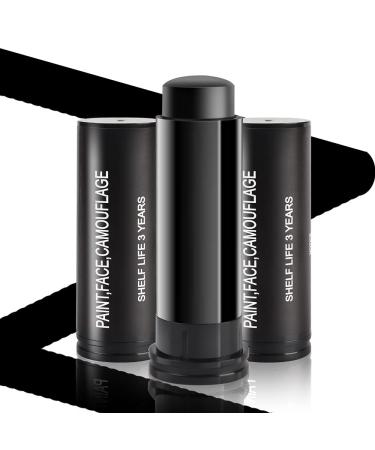 Yeweian 3PCS Eye Black Stick for Sports  Eye Black Football Baseball Softball Lacrosse Accessories Eyeblack Sports Gifts for Kids and Athletes Halloween Cosplay Parties Game Face Painting Stick 3 PCS