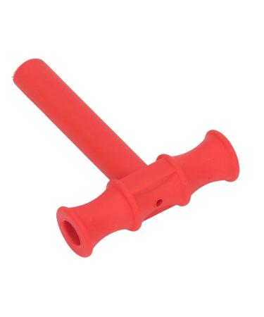 Sensory Chewing Oral Motor Skills Tool | T-Shaped Chewing Tube for Speech Training | Chewing Tubes for Kids & Adults - 8x6 cm Red - Buy Online on SooperMarket.com