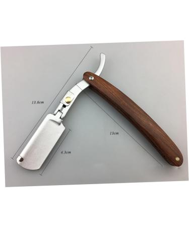 Angoily 2pcs Metal Manual Razor Set - Safe Shaving Razor for Men with Wooden Handle | International Shipping Available - Buy Online on SooperMarket.com