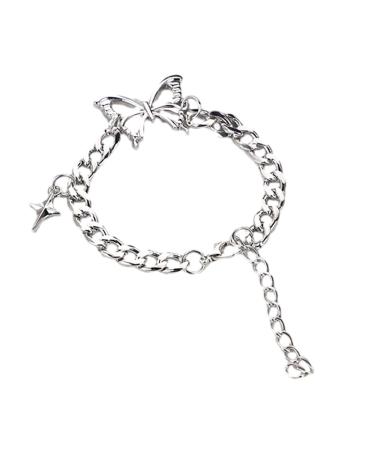 OralGos Fashion Butterfly Bracelet Adjustable Length Hand Chain Eye-catching Bracelet Decoration Gift for Family