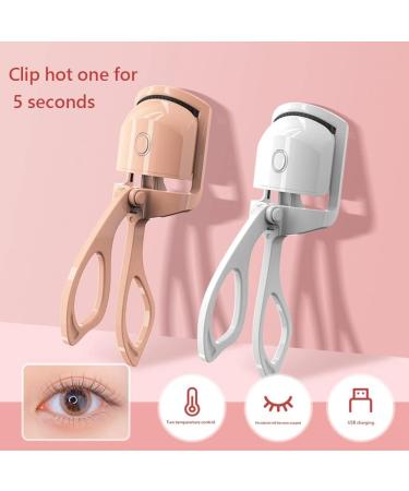 Aposous Heated Eyelash Curler Electric Temperature Control Charging Mini Portable Electric Perm Eyelash Curler Blue - Buy Online on SooperMarket.com