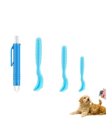 Niserelesa Ticked tick hook tick remover 4PCs Tick pliers for humans tick pliers for dogs & cats 3 -Seret tick hook 1 tick hook tick pliers tweezers tick removal in seconds 4 pieces