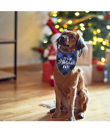 Dog Birthday Bandana Gotcha Day Pet Scarf Dog Adoption Bandana for Boys and Girls Dogs Cats Scarf Bibs Accessories for Pet Birthday Gift (Red) - Buy Online on SooperMarket.com