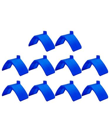 iplusmile 1 Set Plastic Pigeon Perches Dove Rest Stands Frames Pigeon Perches Roost Pet Blue 20pcs 20X12CM