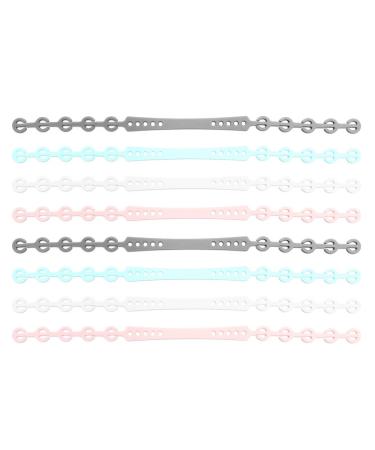 Adjustable mask band extension silicone 8PC mask extensions/earsaver anti-gnawening mask holder hook buckle mouth-muffle extension band mask-like earmaker mask stop