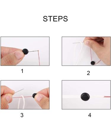 100 Pcs White Silicone Cord Locks for Masks - Adjustable Elastic Stopper for Drawstrings - Non-Slip Buckle for Adults and Kids - Buy Online on SooperMarket.com